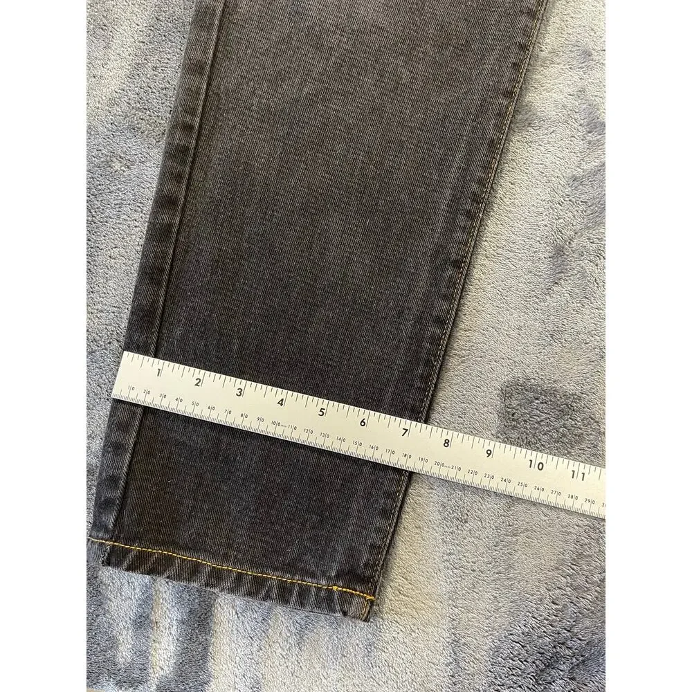 Vintage 90s Todd Oldham Eazy Jeans Dark Wash Relaxed Straight Leg 32x32 EUC